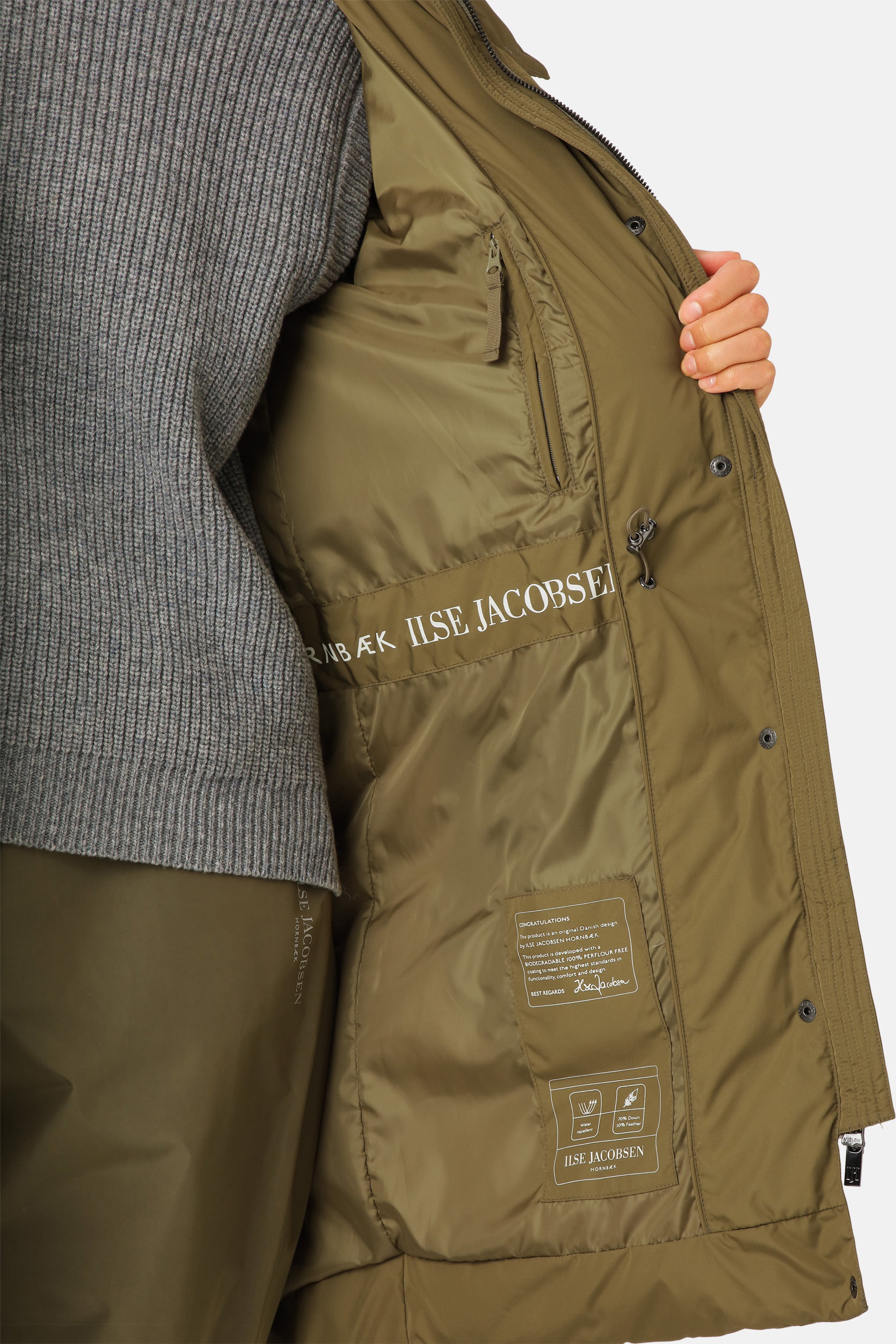 Ilse Jacobsen Hornbæk Outerwear Down Coat Winter coat 432 Lizard